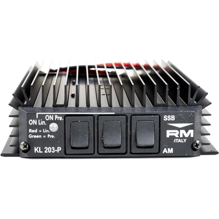 RM KL-203P Amplificador 100W para 25-30 MHz con preamplificador RX