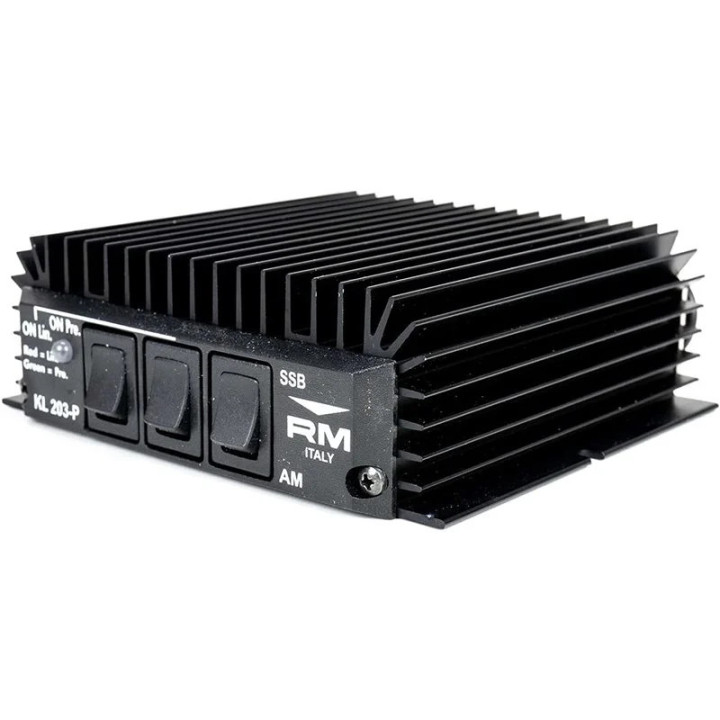 RM KL-203P Amplificador 100W para 25-30 MHz con preamplificador RX