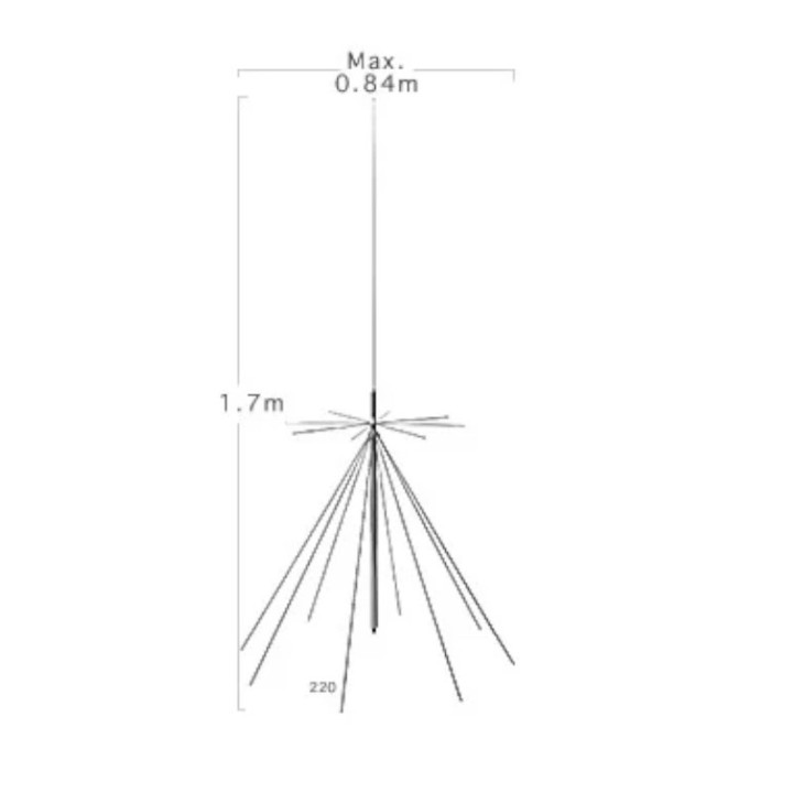 Diamond D3000N Antena discono