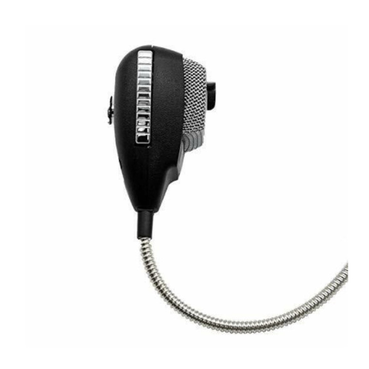 Astatic 636L-SE (SILVER) Micrófono de CB dinámico 4 PIN