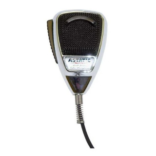 Astatic 636L-C (CHROME) Micrófono de CB dinámico 4 PIN