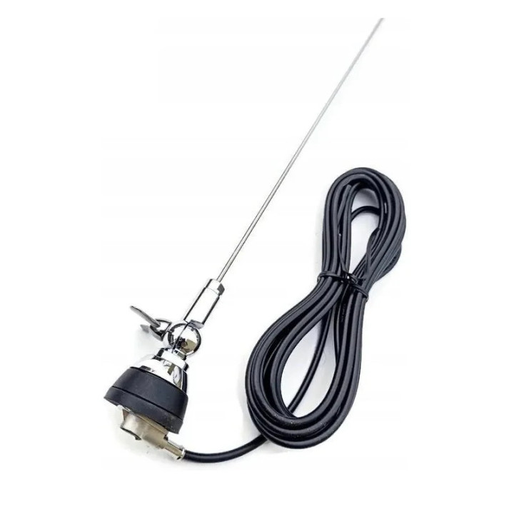 Sirio SMA 108-550S Antena móvil 1/4″ Inox (108-550 Mhz) con base S