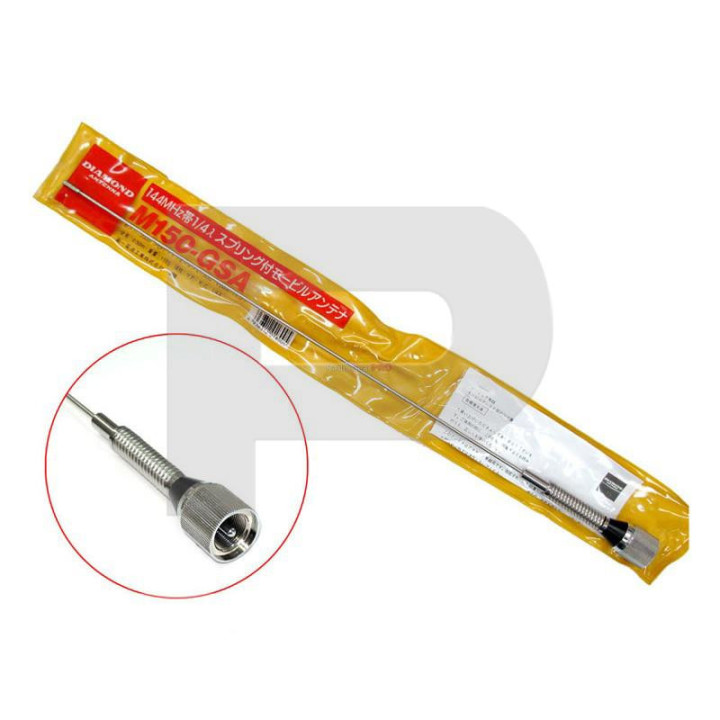 Diamond M150GSA Antena móvil VHF con muelle