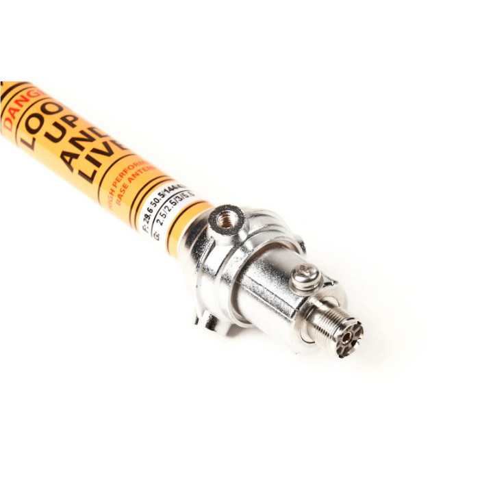 Jetfon GP4 Antena de base cuatribanda 10m/6m/VHF/UHF de fibra de vidrio