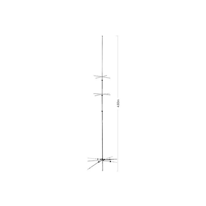 Diamond CP6S Antena de base HF 6 a 80 metros