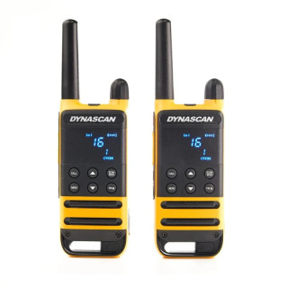 Dynascan P19 Pareja Walkies PMR-446 uso libre con estuche