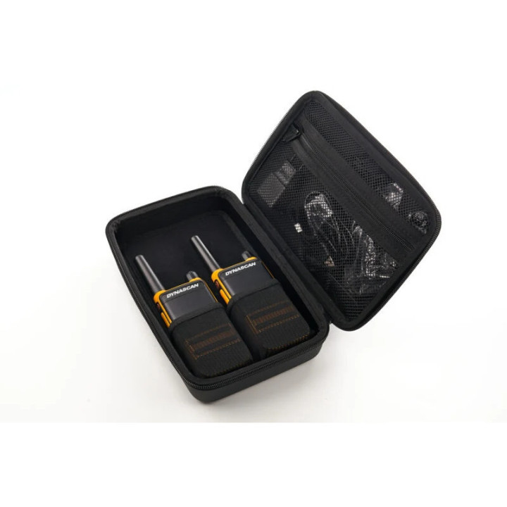 Dynascan P19 Pareja Walkies PMR-446 uso libre con estuche