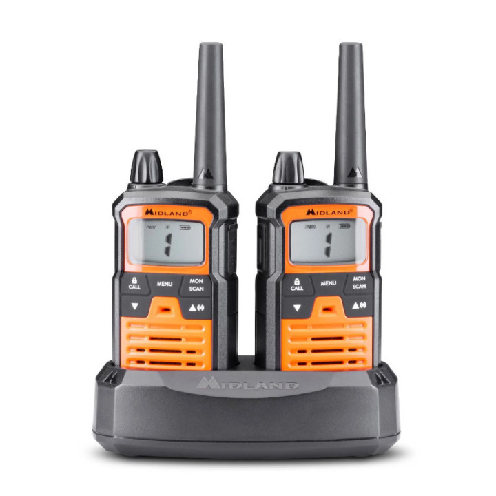 Midland XT70-PRO H&W Pareja Walkies PMR-446 con maletín