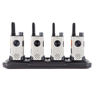 Pack 8 Hytera S1 UHF (Blanco) + cargador múltiple