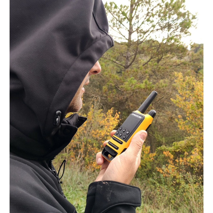 Dynascan P19 Pareja Walkies PMR-446 uso libre con estuche y auriculares