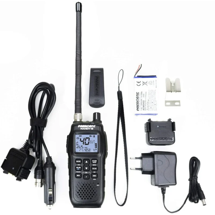 President Randy III Walkie CB 27 MHz