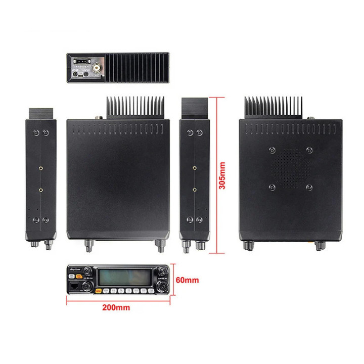 Jopix AT-5555N II Emisora móvil 10m radioaficionados multimodo 60W