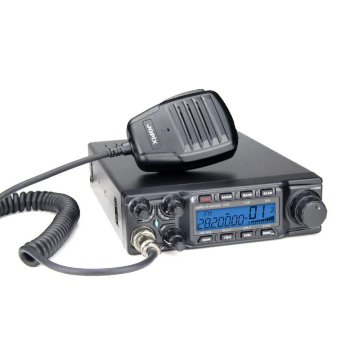 Jopix AT-6666PRO Emisora móvil 10m radioaficionados multimodo 80W