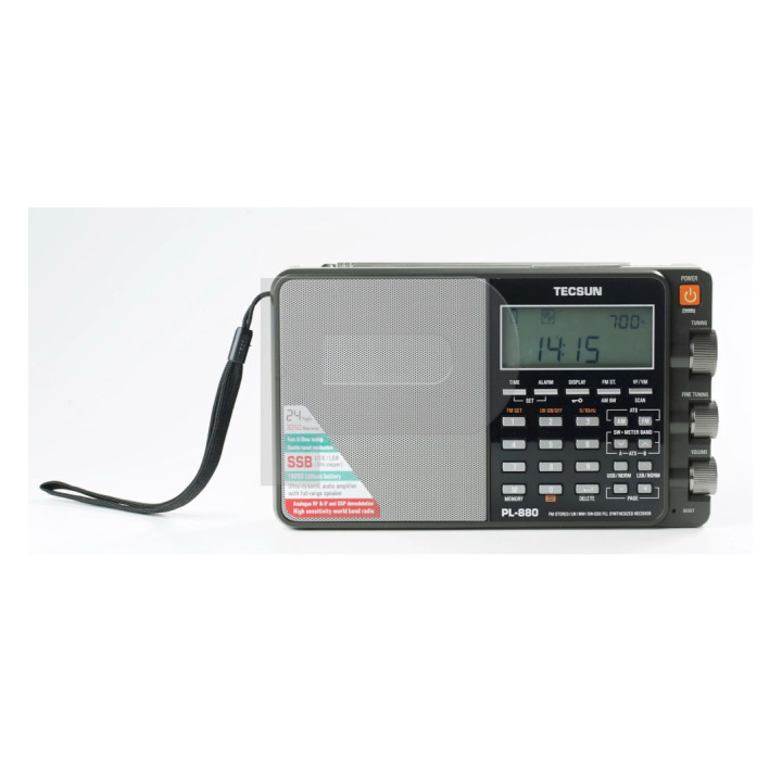 Tecsun PL-880 Receptor multibanda AM, FM, SW, LW, SSB