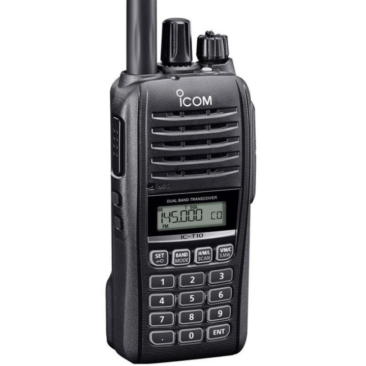 ICOM IC-T10 Walkie radioaficionado doble banda UHF/VHF
