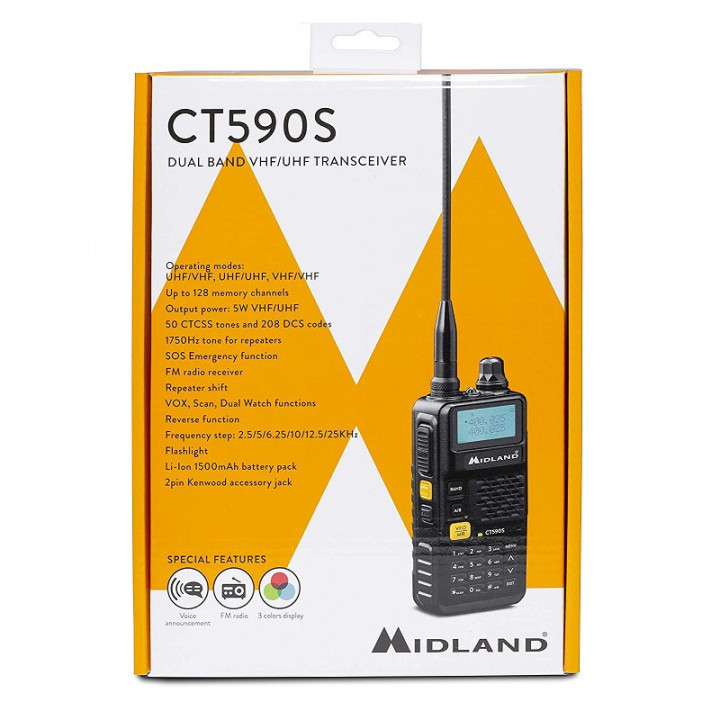 Midland CT590S doble banda
