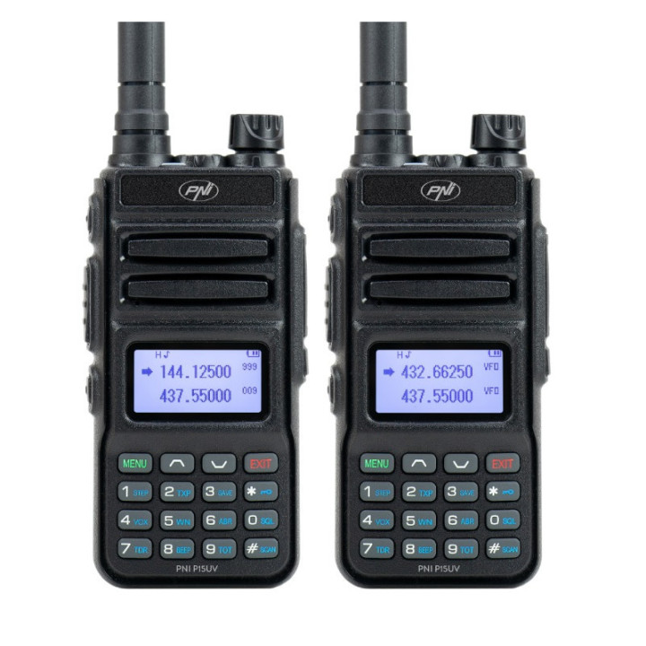 PNI P15UV Walkie doble banda UHF/VHF