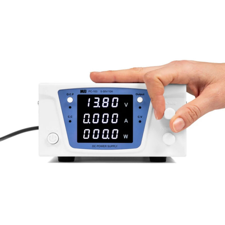 MFJ PC-103 Fuente de alimentación para laboratorio 0-30v. (10A)