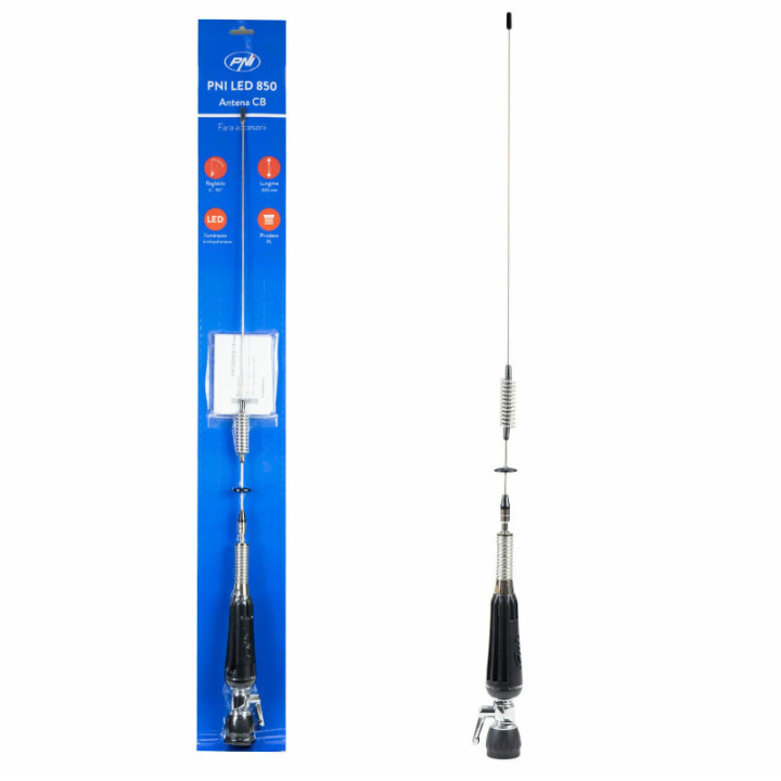 PNI LED 850 Antena móvil de CB