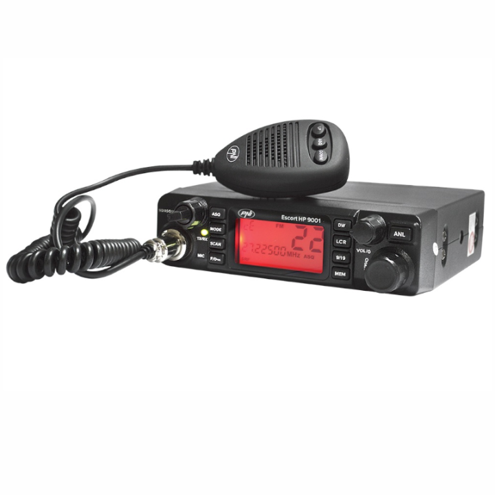 PNI ESCORT HP-9001 Pro Emisora móvil de CB 12/24V