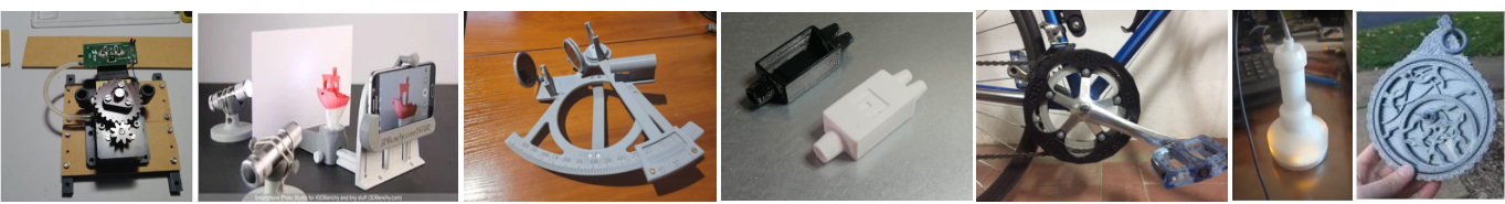 Algunos ejemplos de impresión 3D