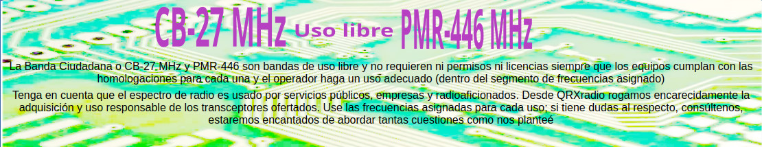 Use los transceptores con responsabilidad